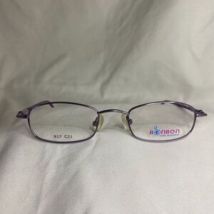 #5263 Purple Rectangle Bonbon Kids Eyewear Frames